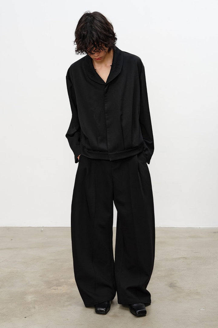 Pleated Laser Cut Jacket