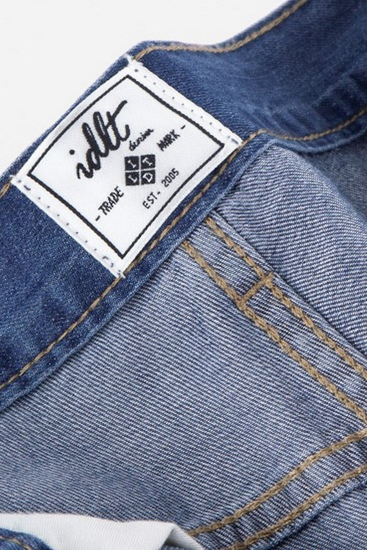 Cooling Washed Straight Jeans