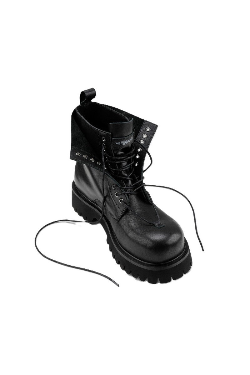 Platform Leather Boots