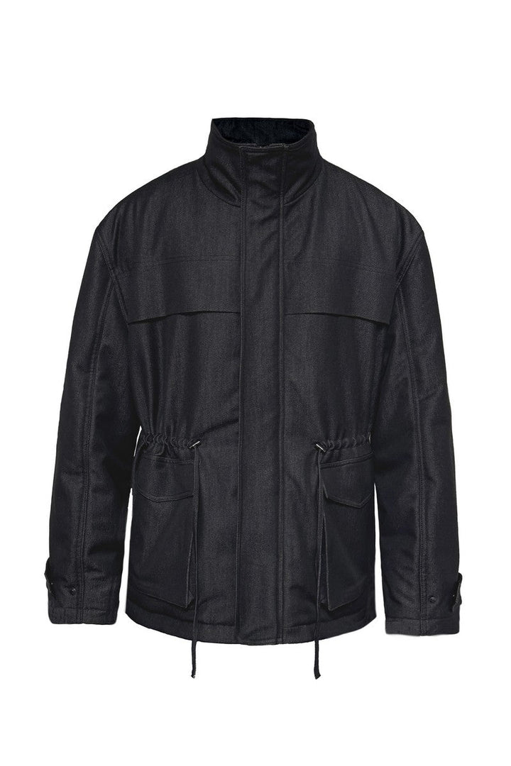Drawstring Padded Parka