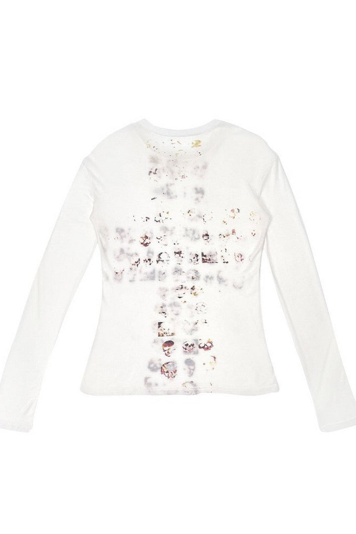 Wool Skull Cross Undershirt