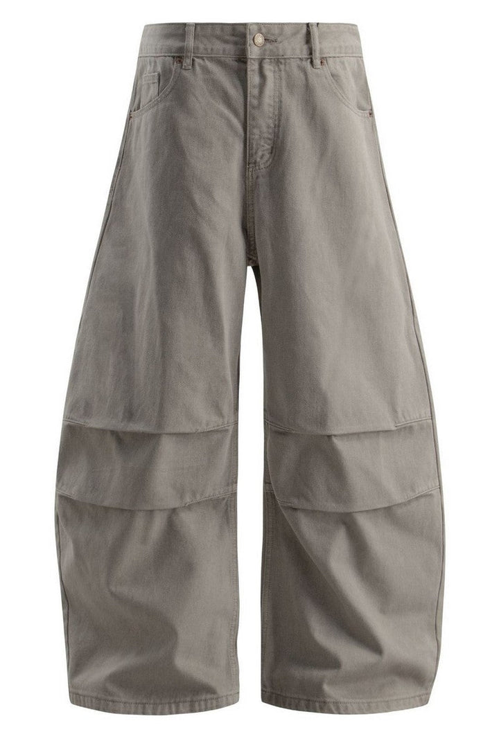 Pleated Blade Work Jeans