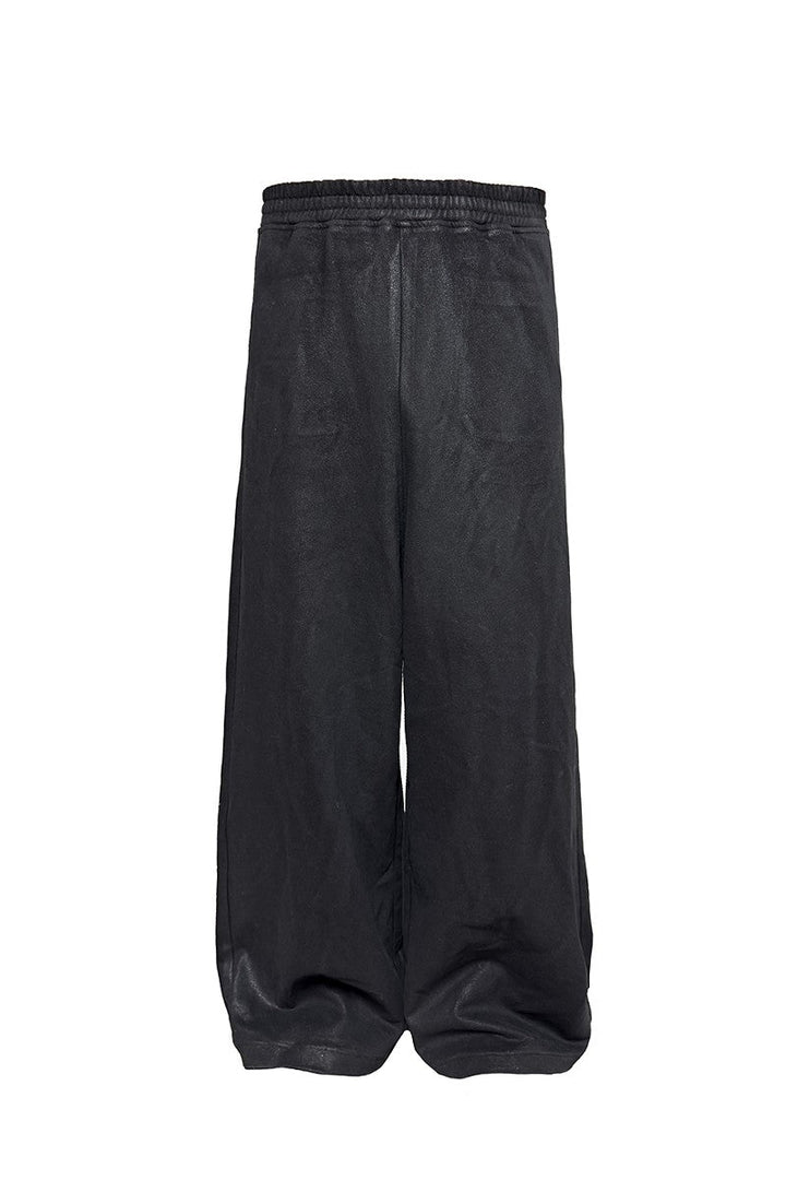 Waxed Low Crotch Sweatpants