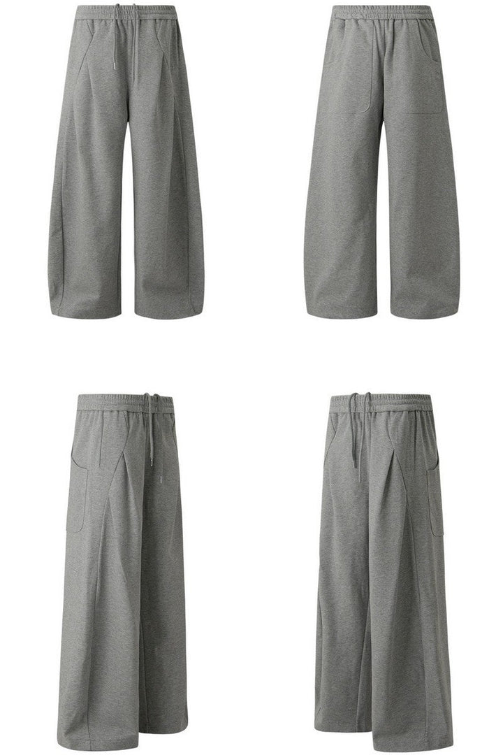 Blade Cut Wide Sweatpants