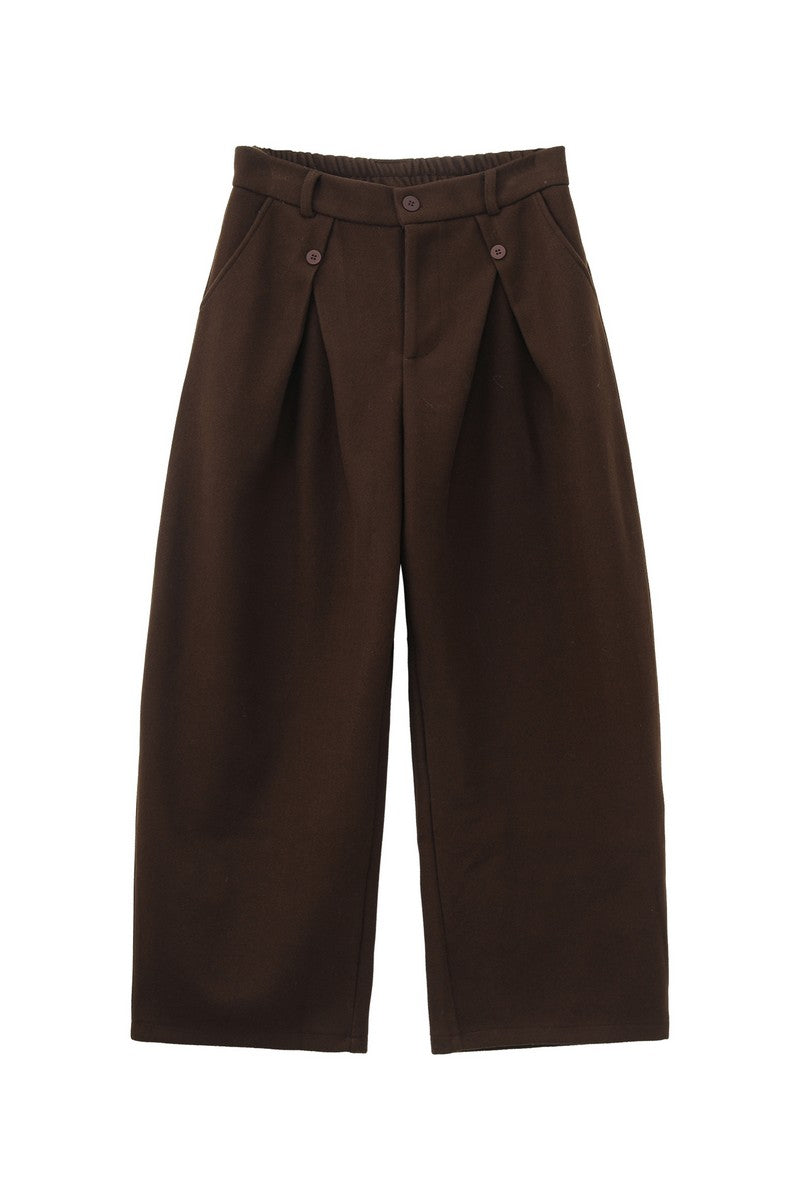 Vintage Wool Wide Leg Trousers