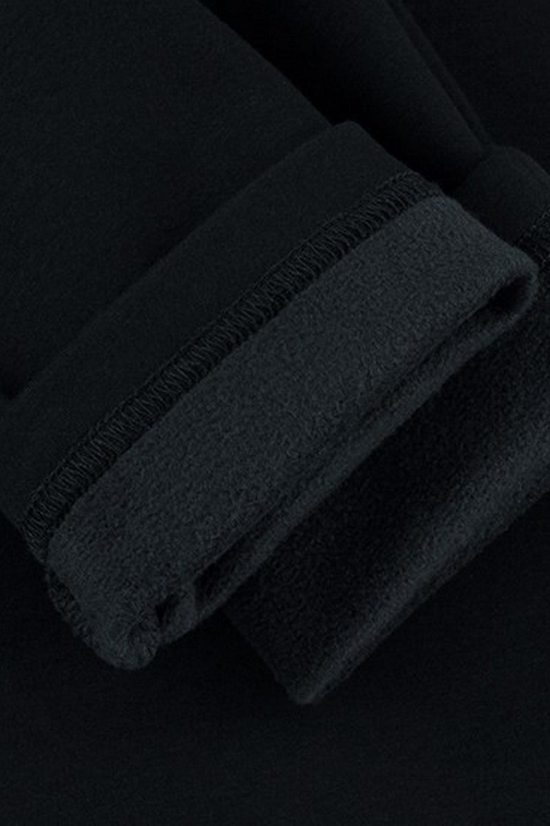 Fleece Lined Thermal Mockneck Tee
