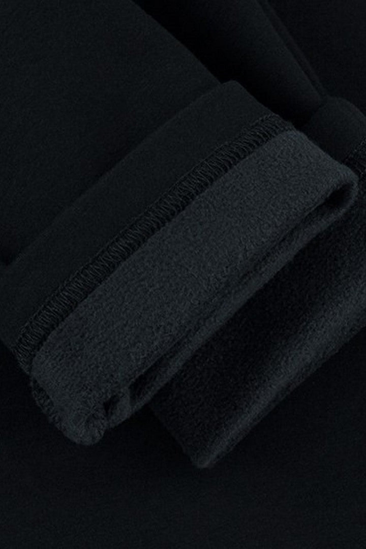 Fleece Lined Thermal Mockneck Tee