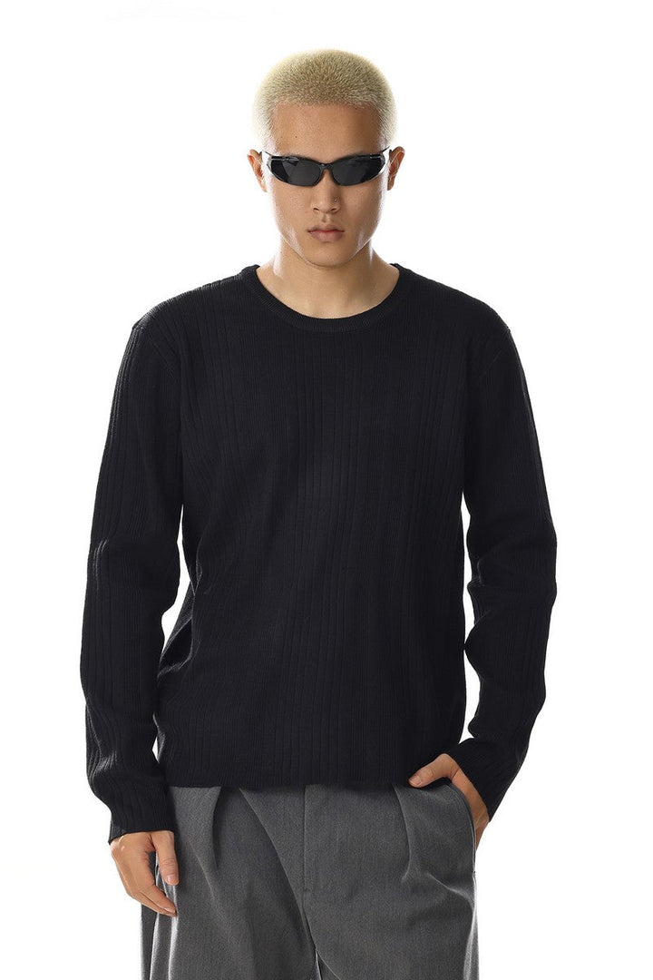 Textured Knit Base Tee