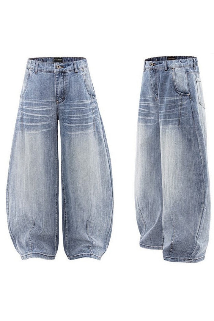 Blade Cut Cleanfit Baggy Jeans