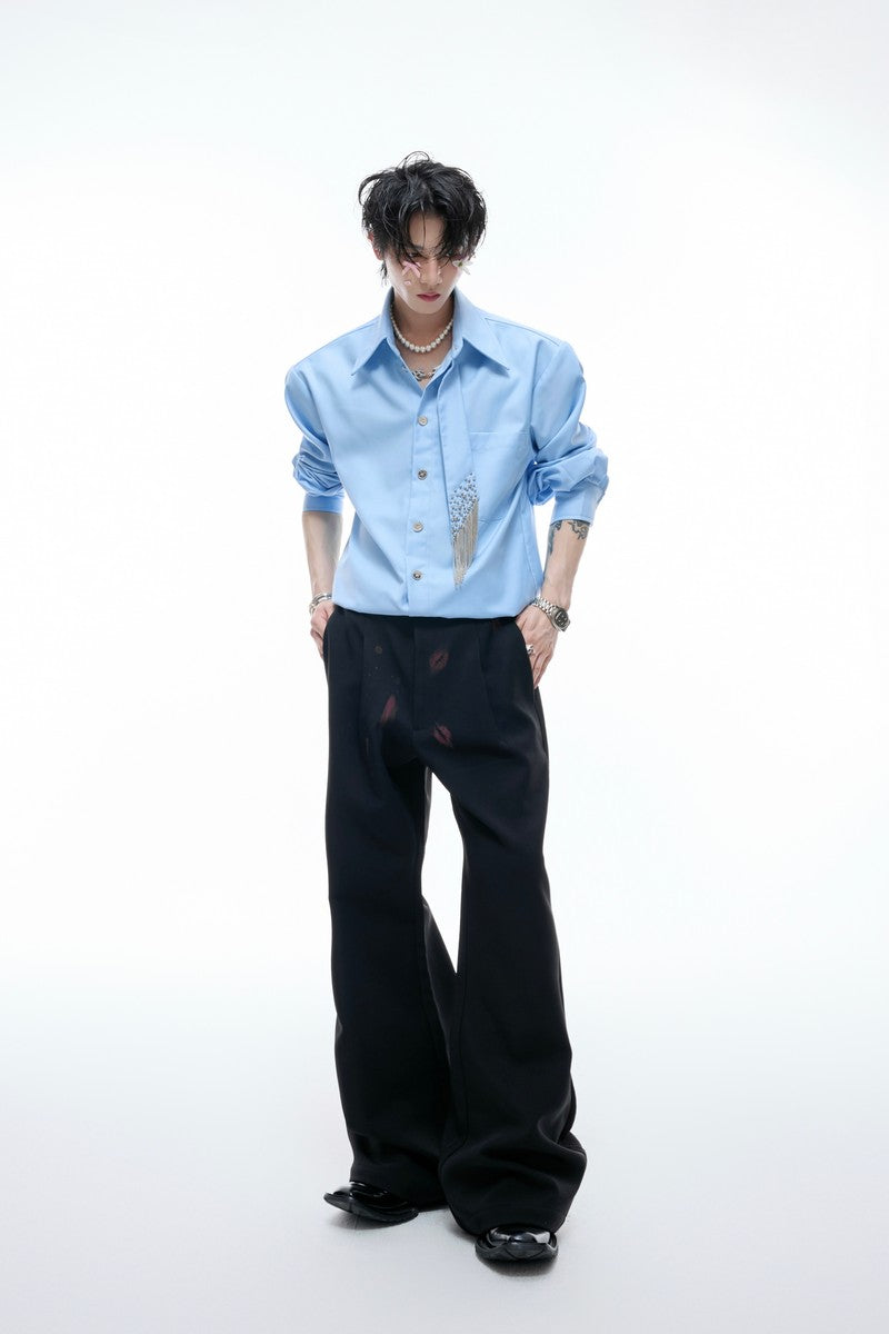 Structured Tie Detail Shirt