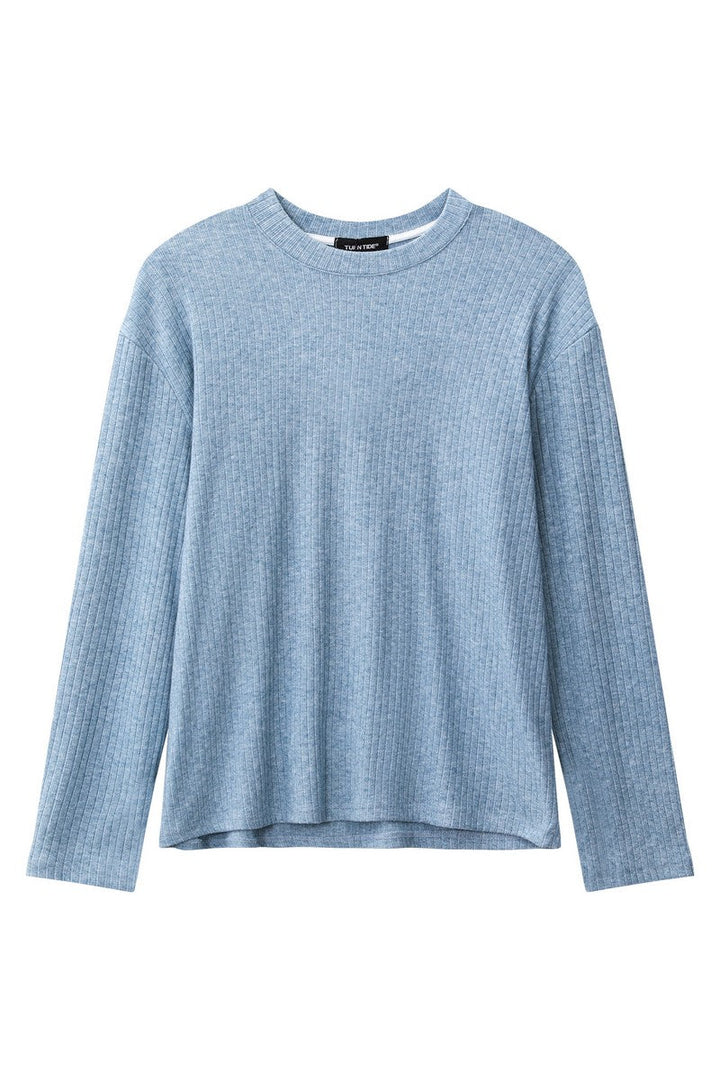 Textured Knit Long Sleeve Tee