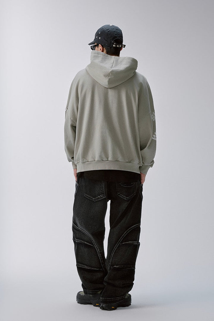 Deconstructed Cargo Denim Jeans