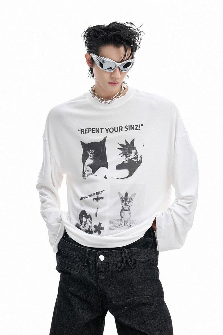 Art Print Long Sleeve Tee