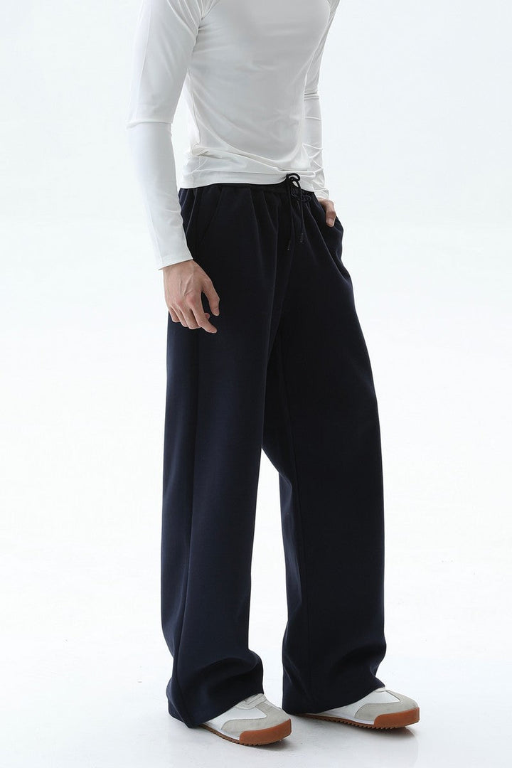 Drawstring Straight Leg Sweatpants