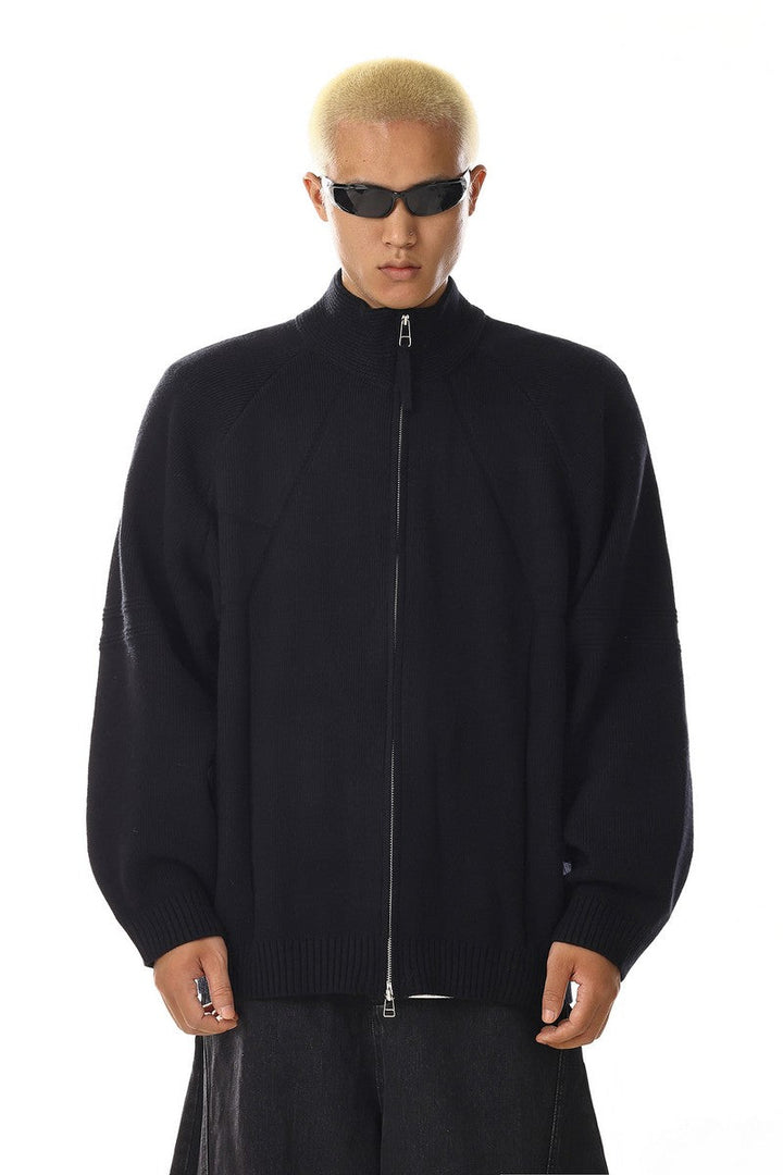 Loose Knit Cardigan Sweater