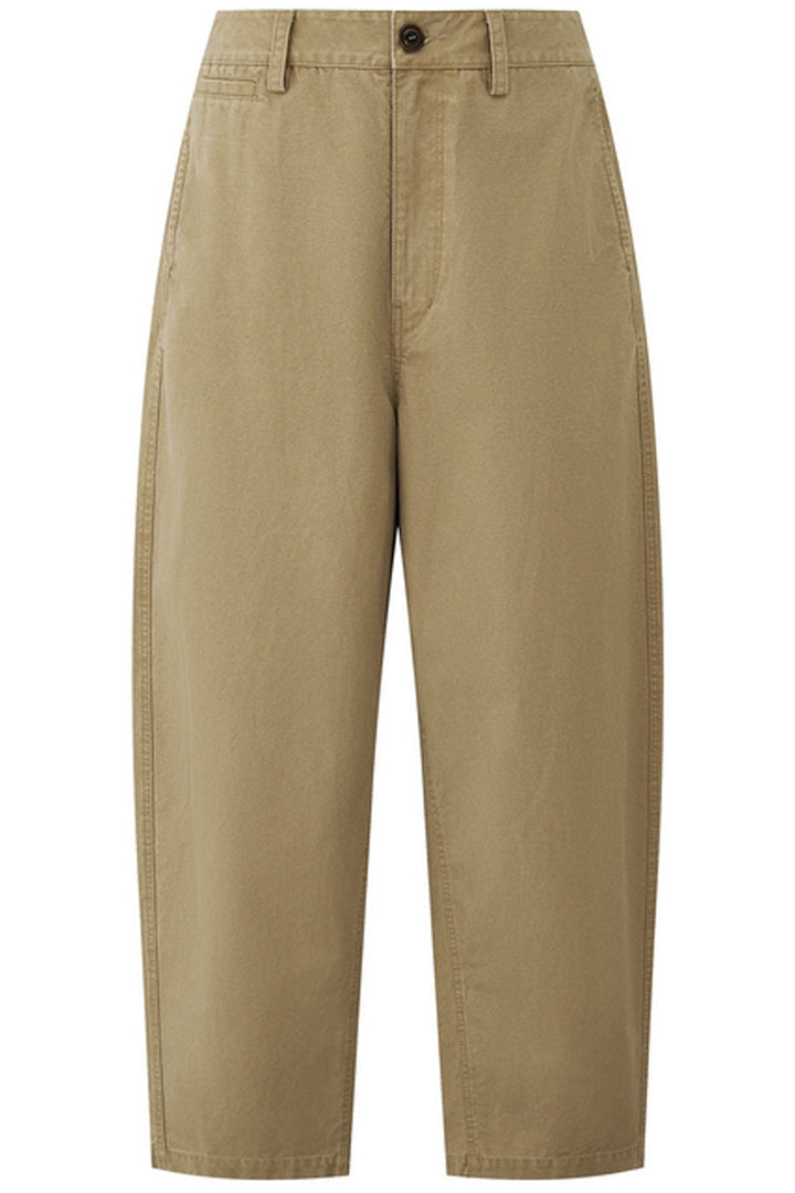 Vintage Cotton Banana Wide-Leg Pants