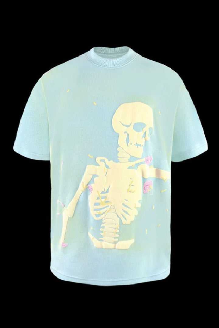 Spring Skull Foam Print Tee