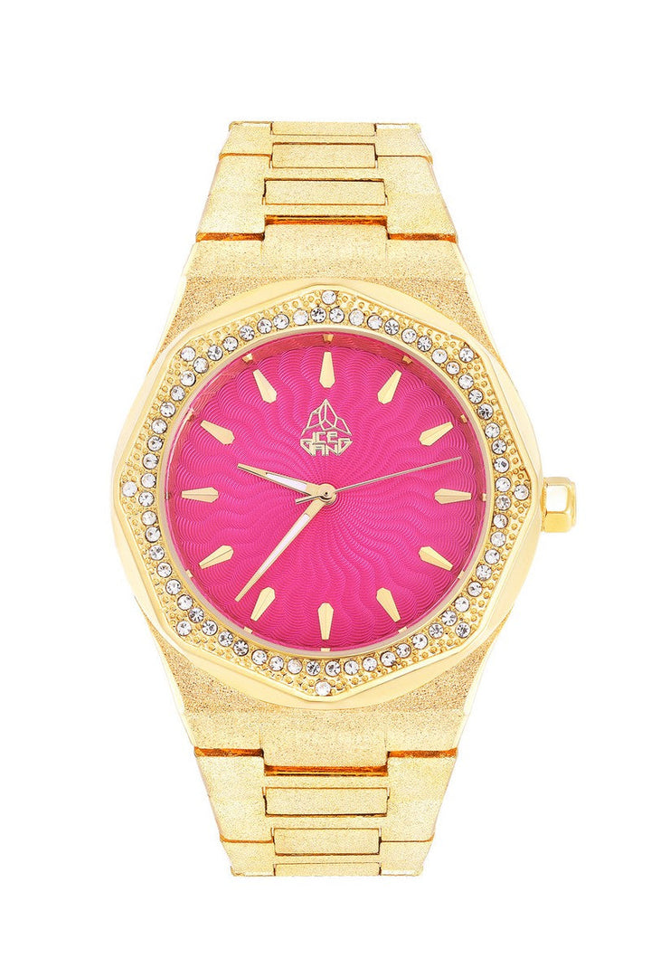 Iced Out Chrono Watch