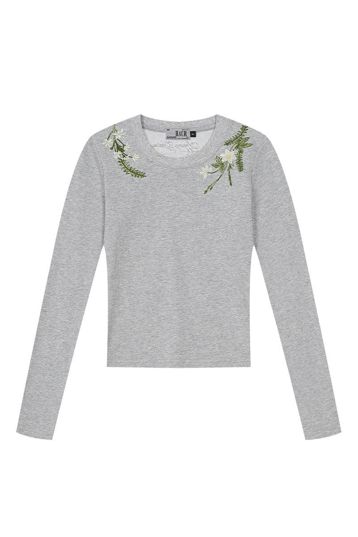 Green Wreath Slim Fit Tee