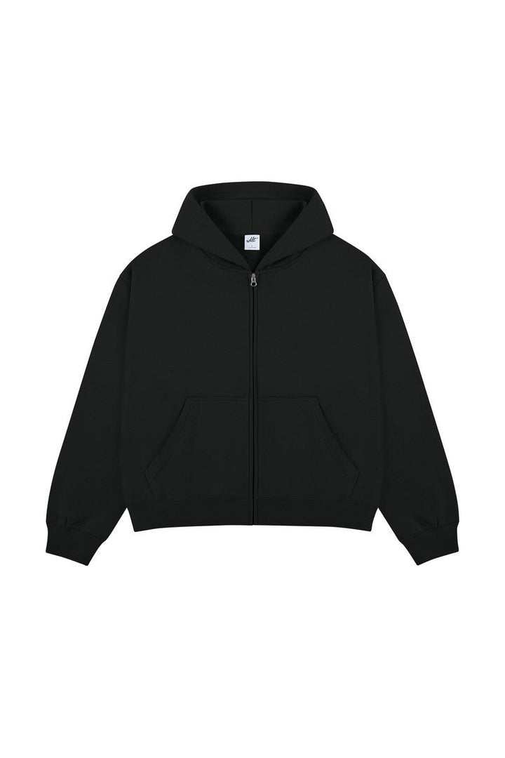 Boxy Heavyweight Zip-Up Hoodie