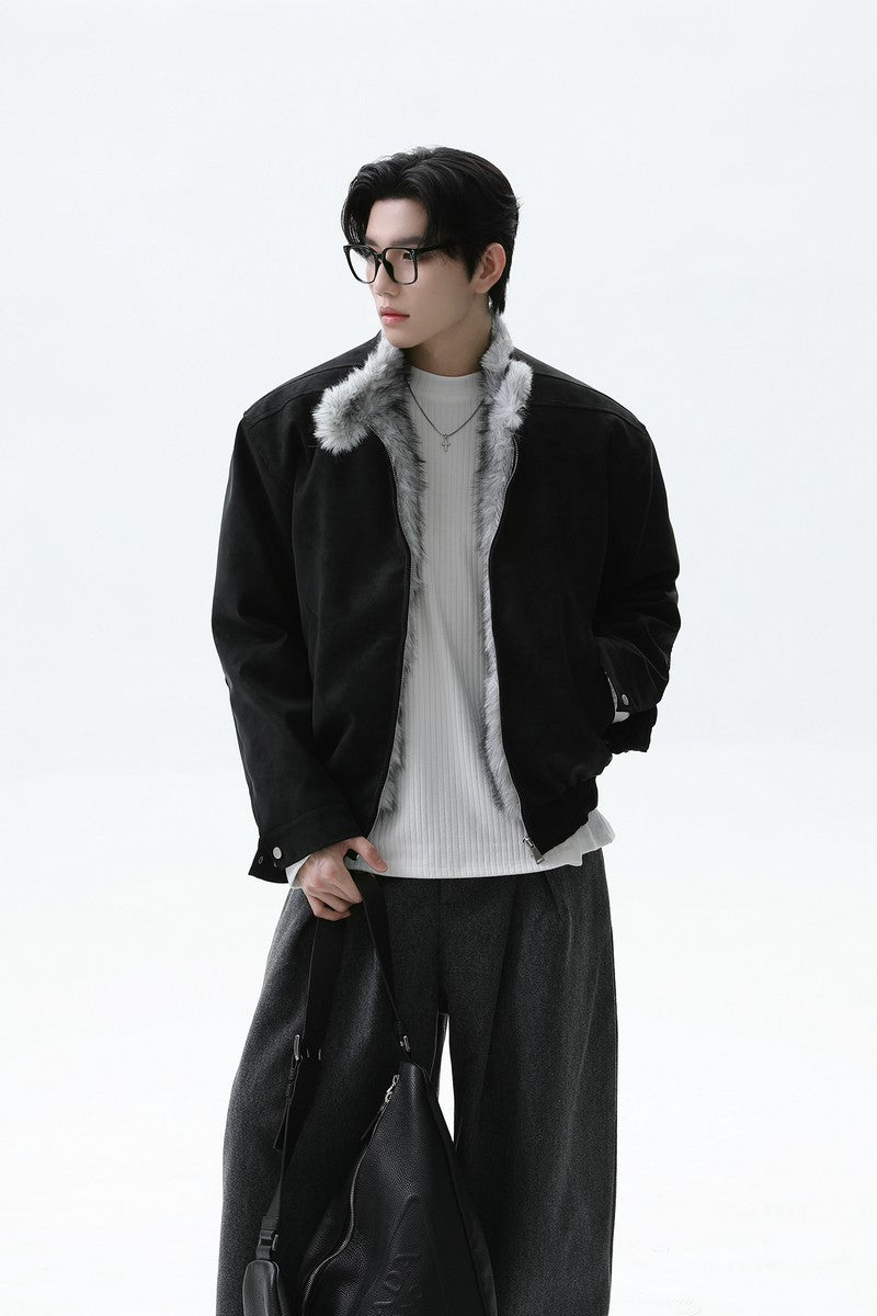 Fleece Lined Harrington Jacket