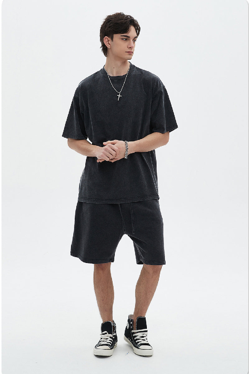 Oversized Washed Shorts