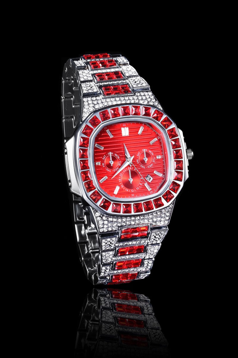 Iced Nautilus Quartz Watch