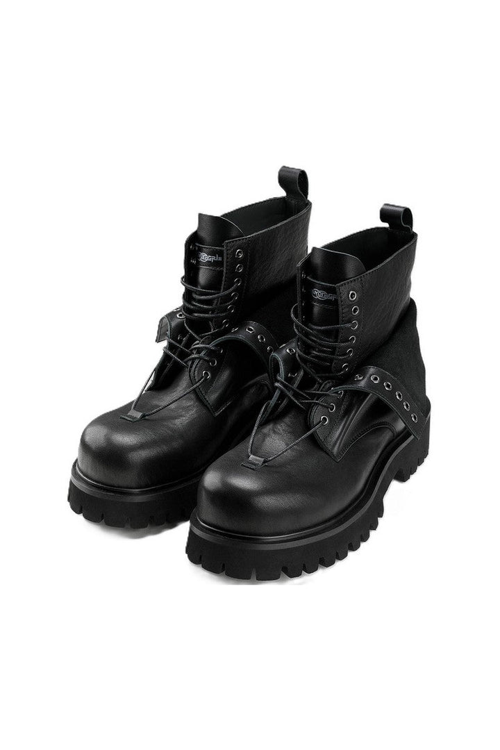 Platform Leather Boots