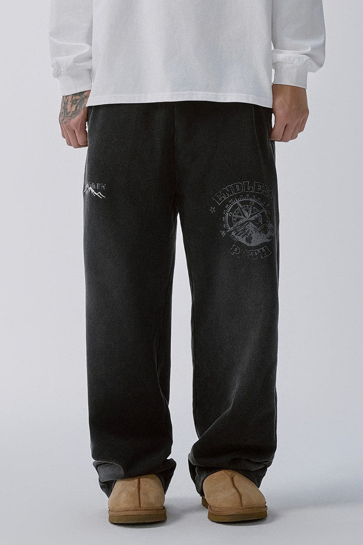 Washed Graphic Heavyweight Sweatpants