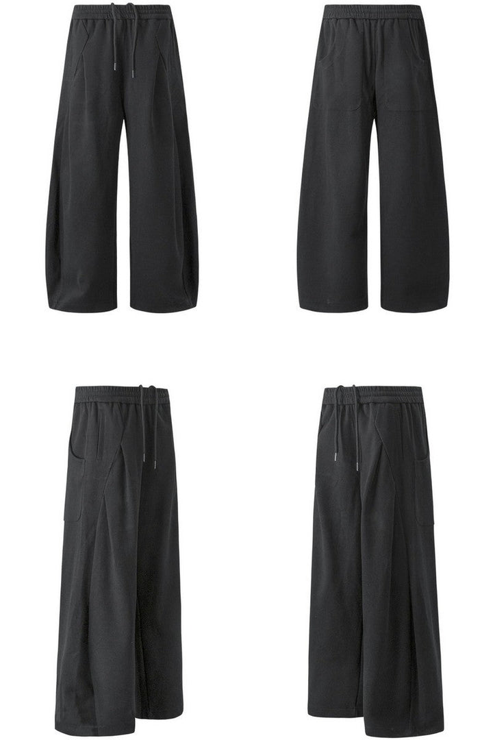Blade Cut Wide Sweatpants