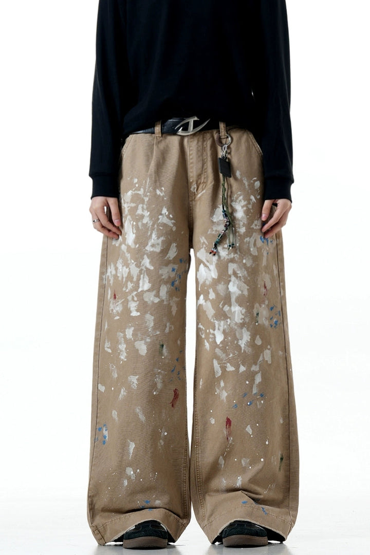 Paint Splatter Graffiti Cargo Pants