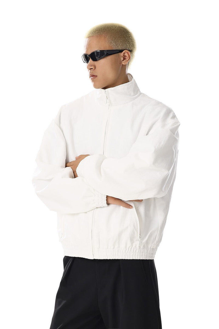 Short Mock Neck Jacket