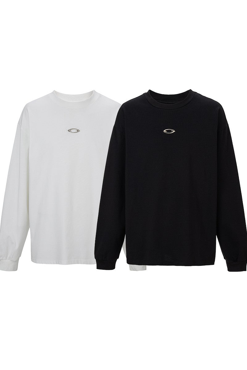 Metal Logo Heavyweight Long Sleeve Tee