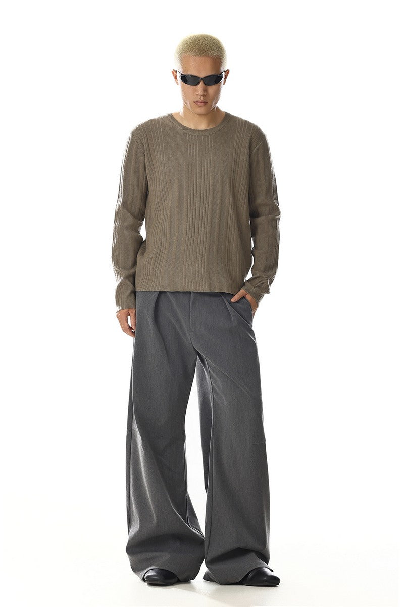 Textured Knit Base Tee