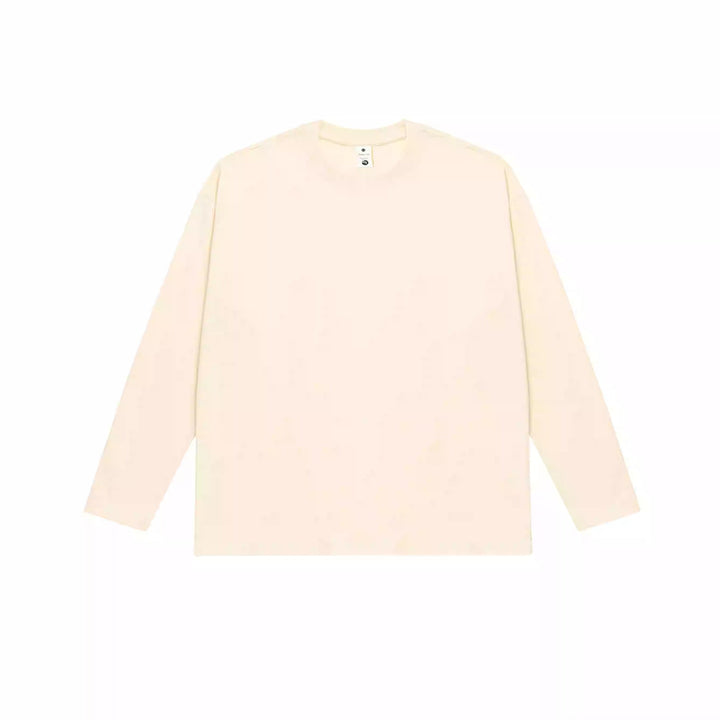 Heavyweight Cotton Basic Long Sleeve T-Shirt