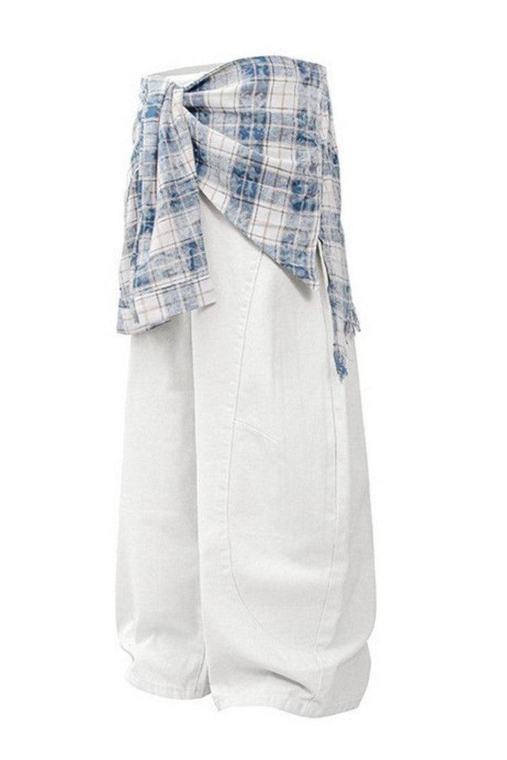 Detachable Scythe Wide Jeans