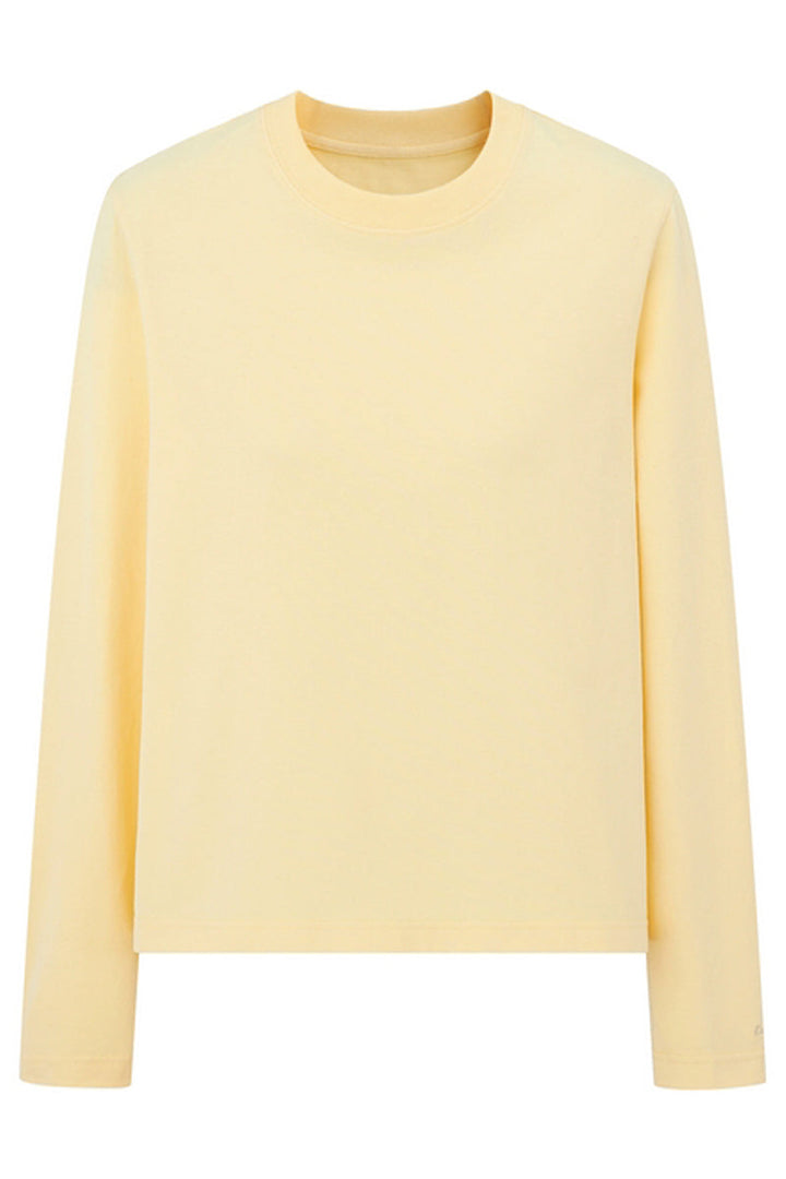 Brushed Cotton Long Sleeve Tee