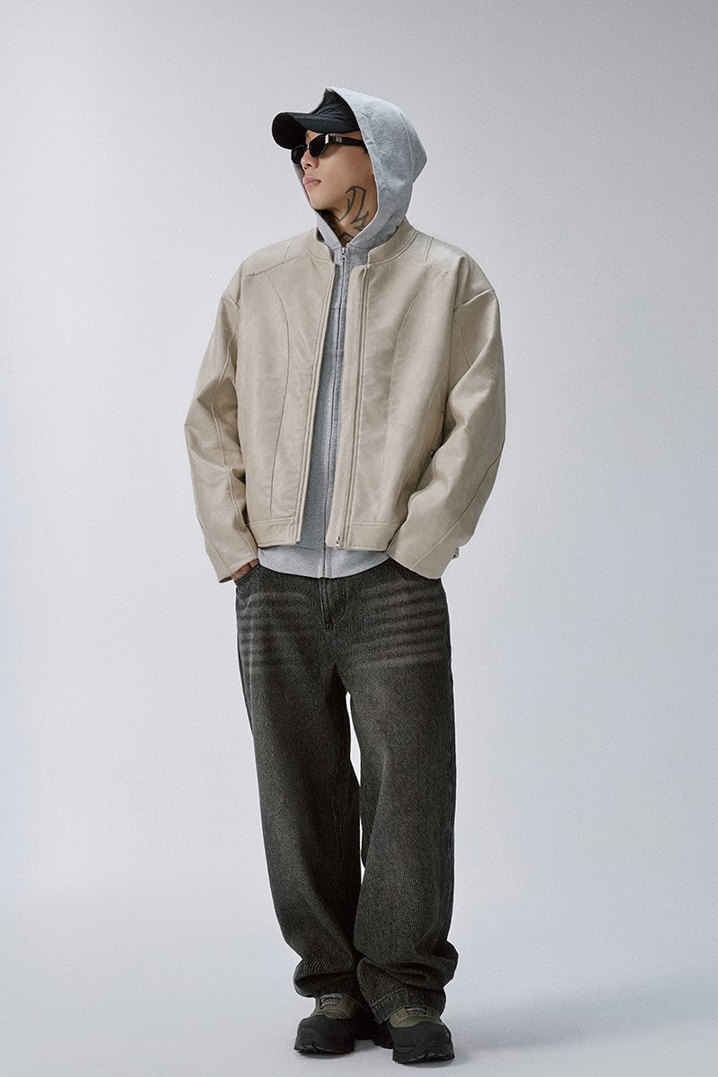 Washed Jacquard Corduroy Jeans