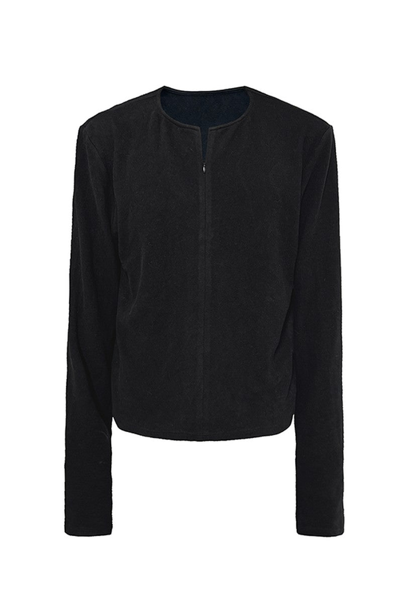 Half Zip Fitted Long Sleeve