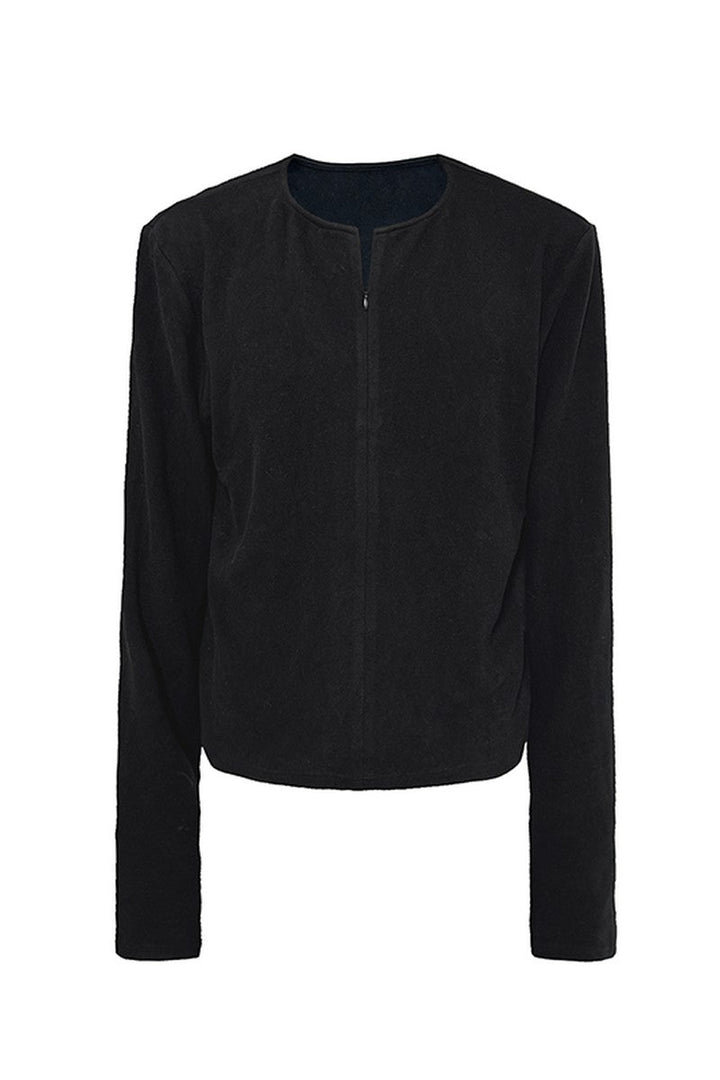 Half Zip Fitted Long Sleeve