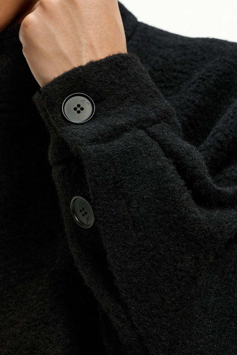 Curly Wool Buckle Jacket