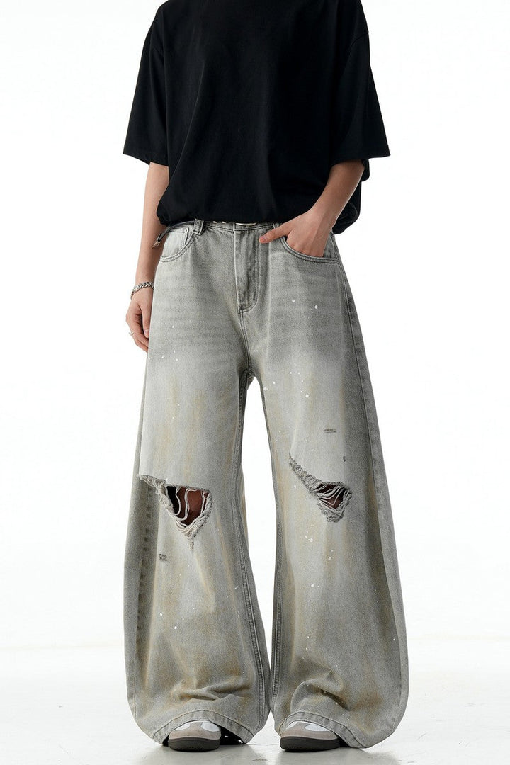 Paint Splatter Blade Jeans