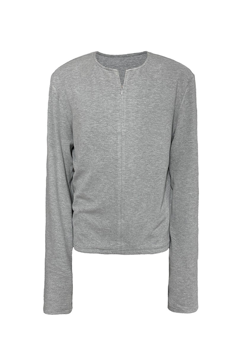 Half Zip Fitted Long Sleeve