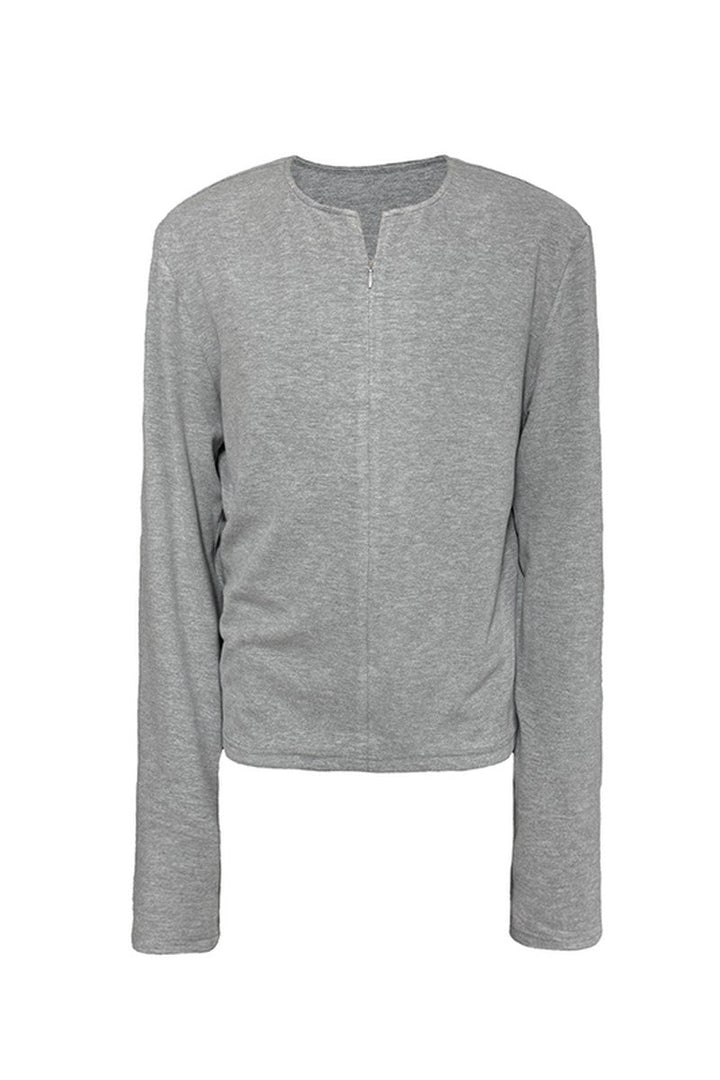 Half Zip Fitted Long Sleeve