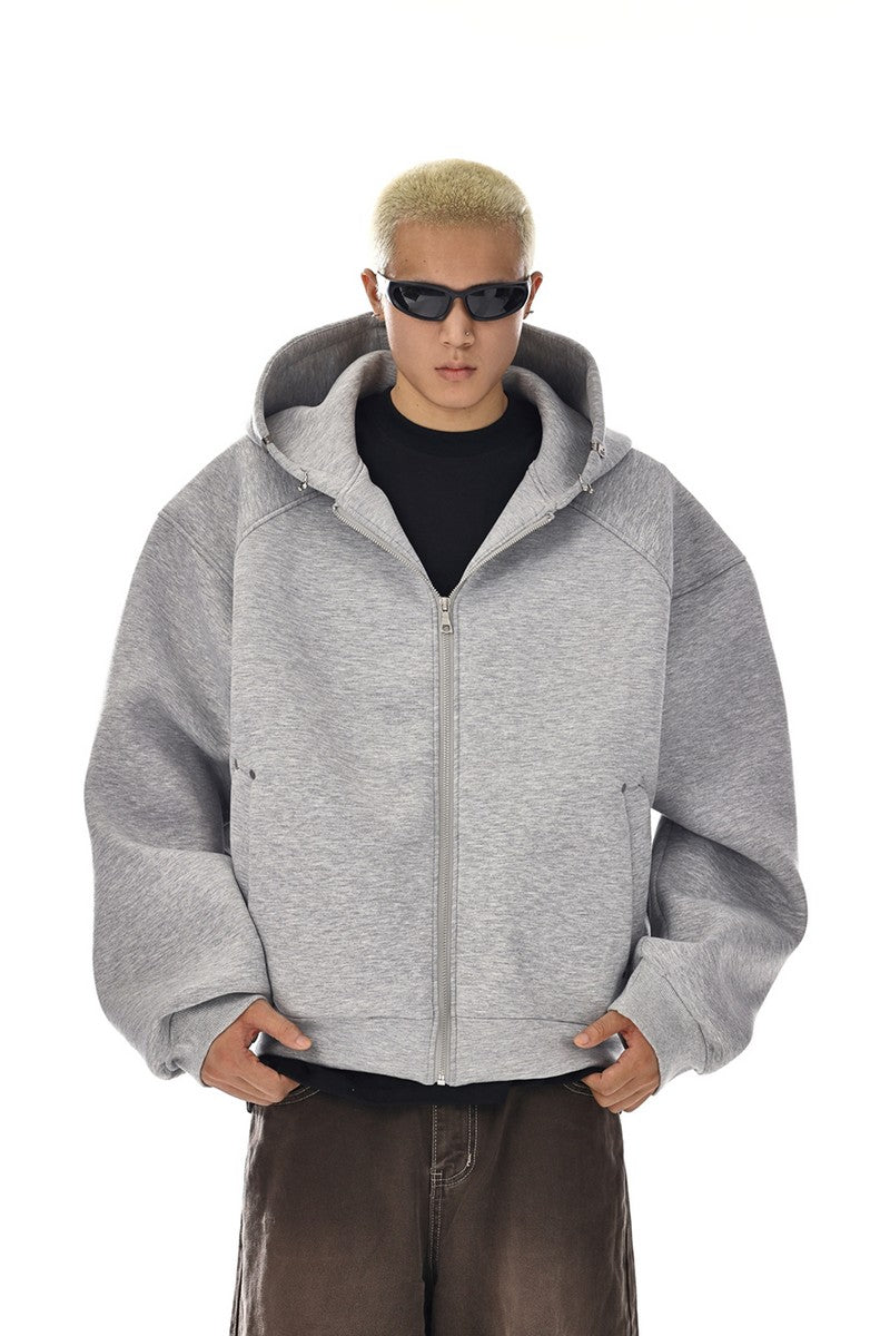 Boxy Heavyweight Zip Hoodie