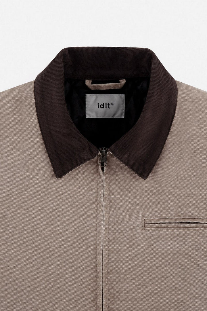 Washed Canvas Padded Detroit Work Jacket