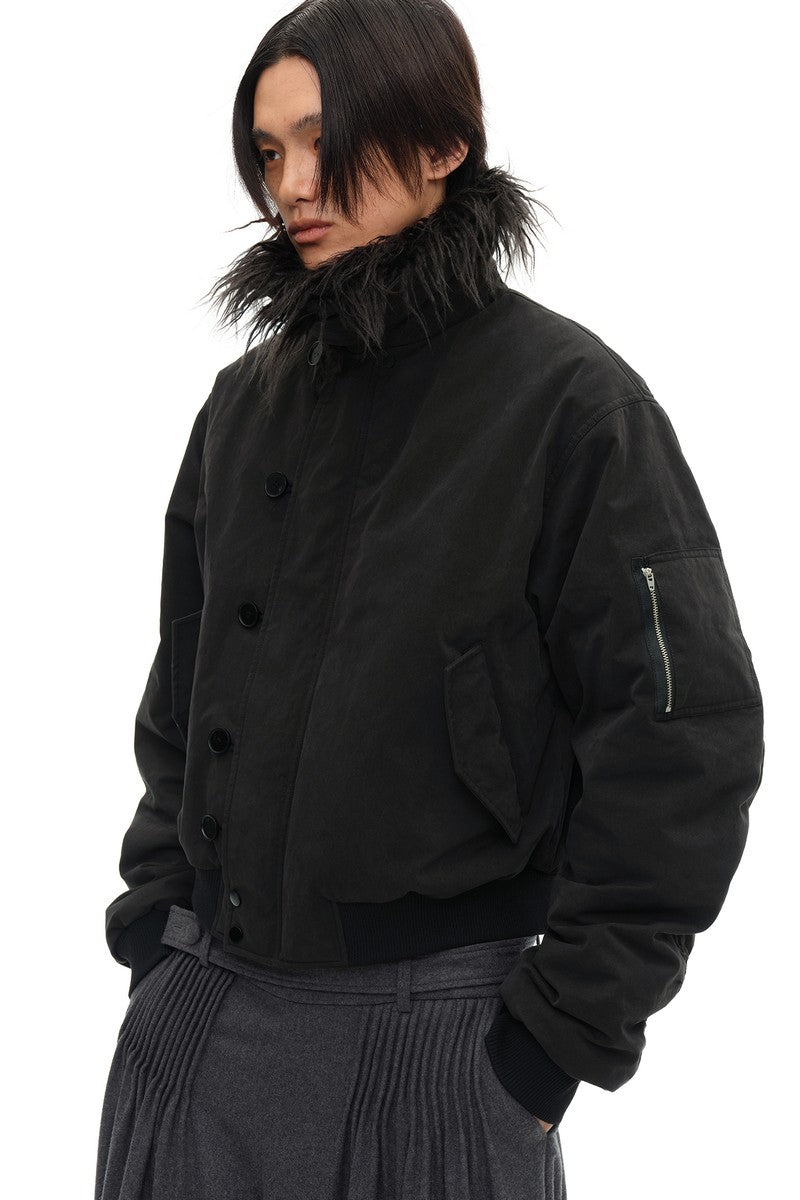 Distressed N2B Padded Jacket