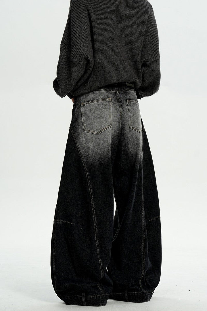 Faded Gray Washed Jeans