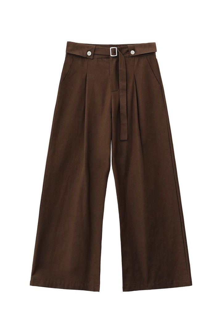 Pleated Relaxed Fit Dress Pants