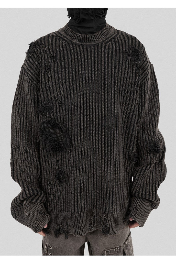 Destroyed Knit Sweater